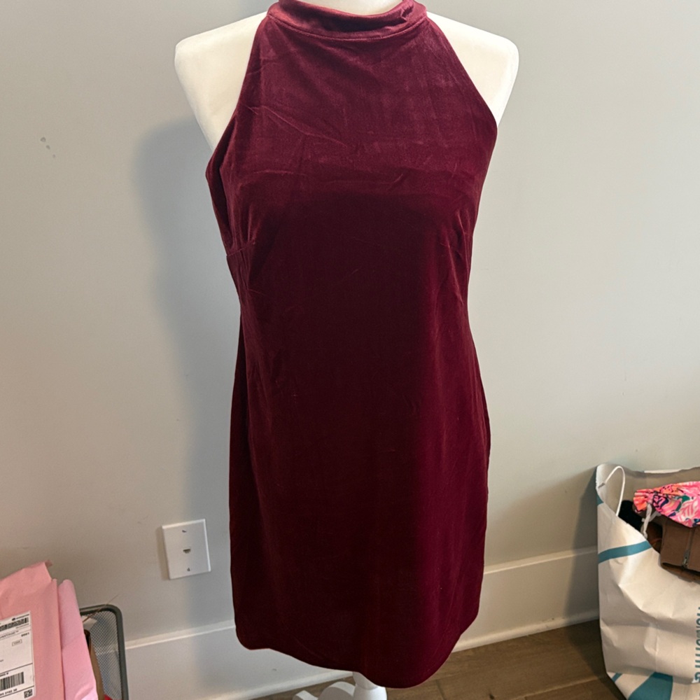 White House Black Market Magenta Mini Dress